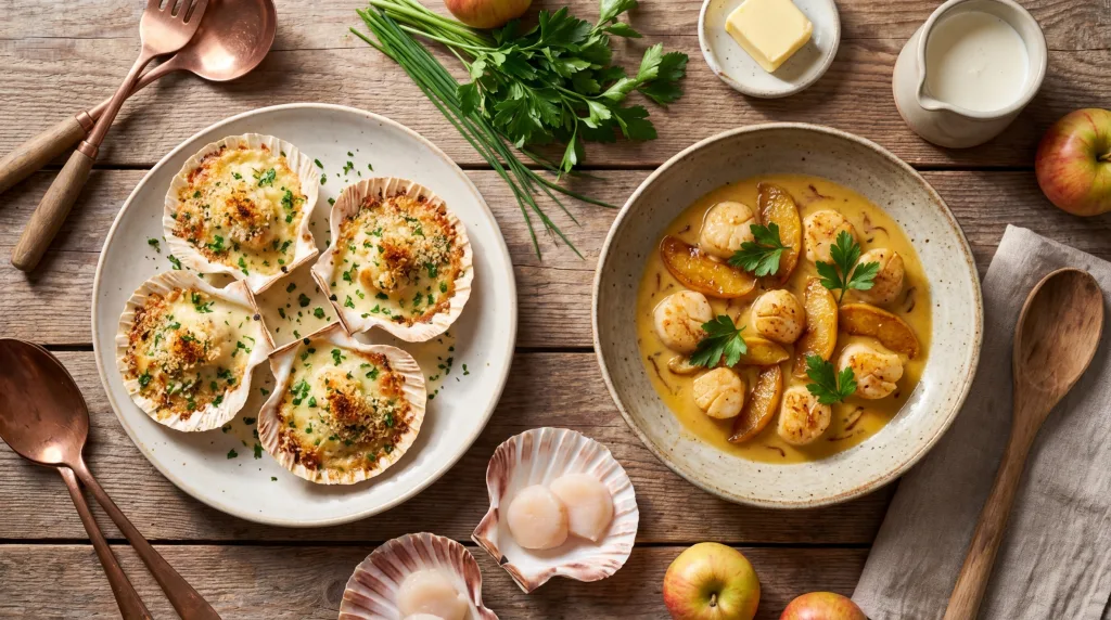 découvrez les meilleures recettes pour cuisiner la coquille saint-jacques bretonne ou normande et régalez-vous avec des plats savoureux et authentiques.