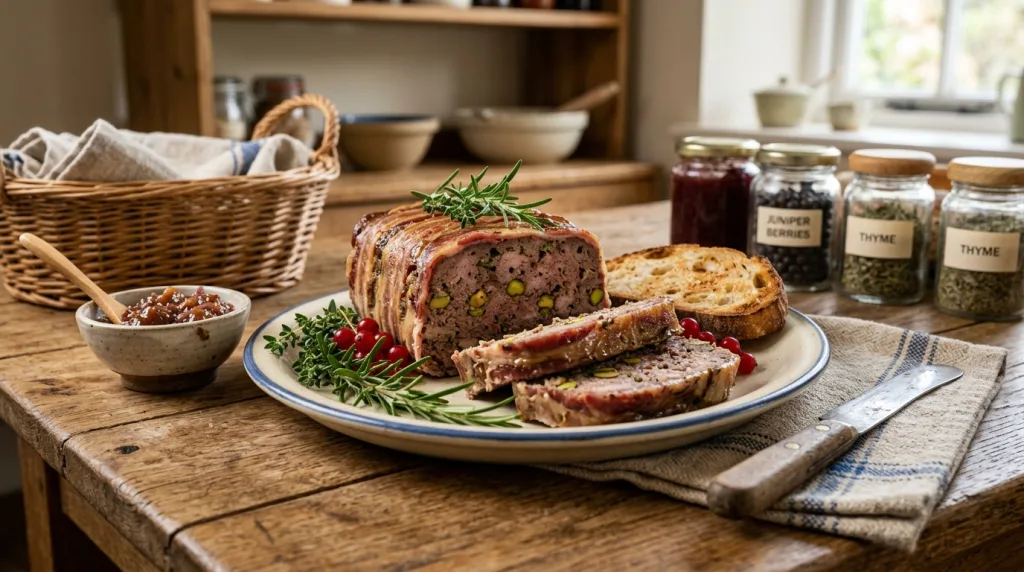découvrez la recette authentique de la terrine de chevreuil, un plat traditionnel familial à déguster lors de moments conviviaux et gourmands.