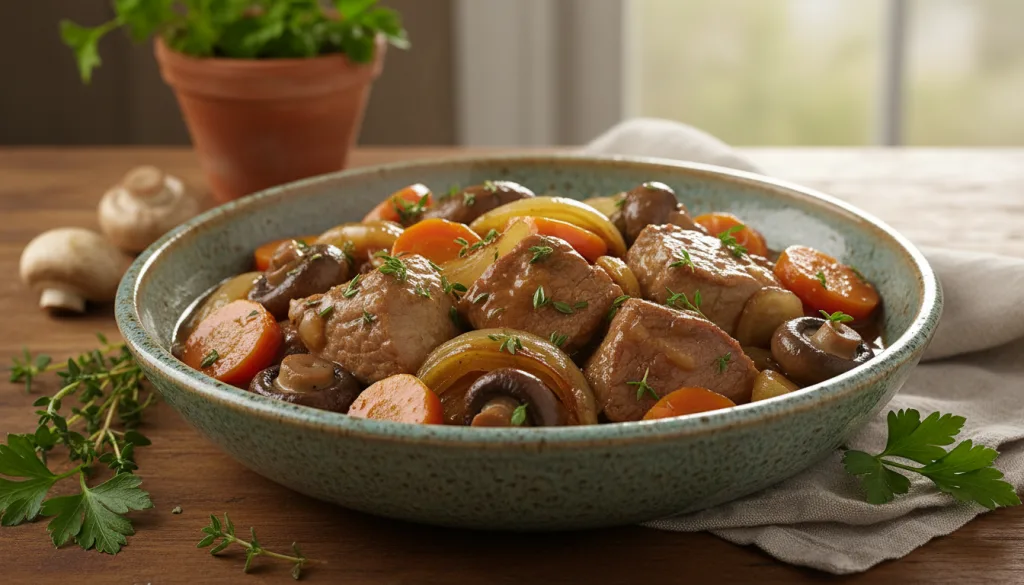 découvrez la recette traditionnelle du sauté de veau grand-mère, un plat savoureux et réconfortant à préparer facilement pour un repas gourmand en famille.