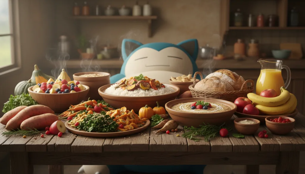 découvrez nos recettes pokémon sleep pour préparer des plats savoureux et bien nourrir ronflex avec les meilleurs ingrédients.