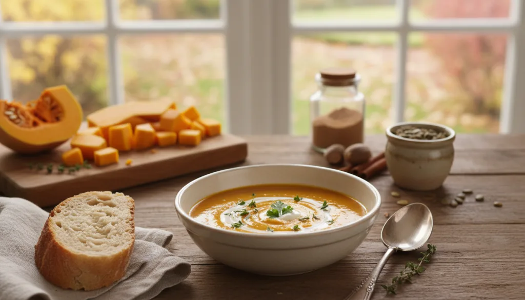 découvrez la recette traditionnelle de la soupe au potiron de grand-mère, un velouté réconfortant et savoureux parfait pour les soirées d'automne.