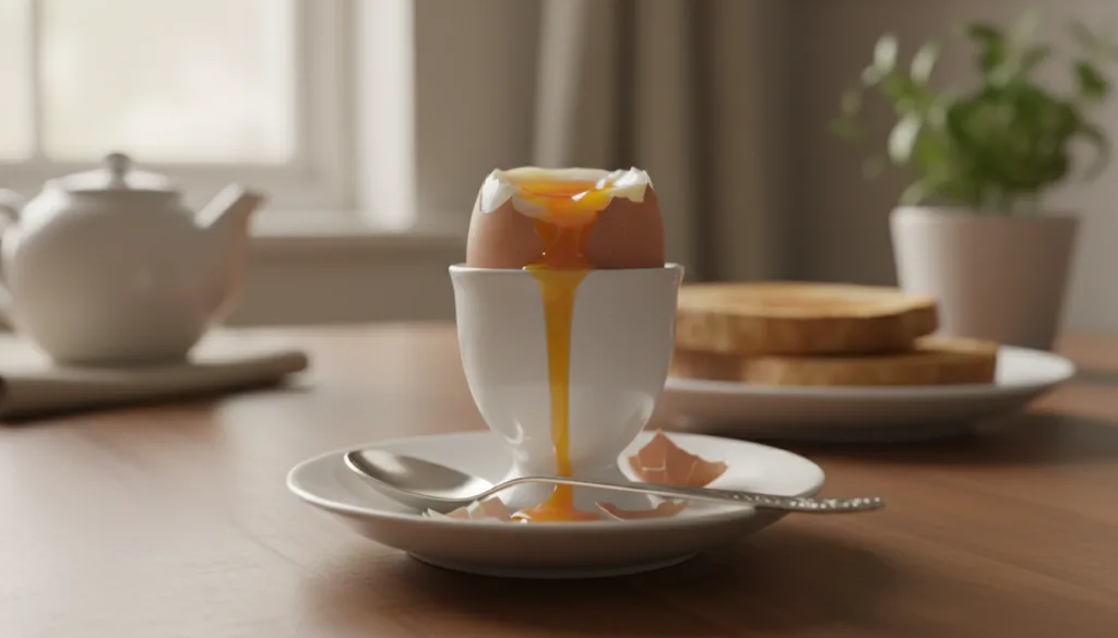 découvrez le temps de cuisson idéal pour réussir parfaitement votre œuf à la coque et savourez un jaune coulant et délicieusement fondant à chaque fois.